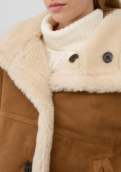 Actual product image S.Oliver Outdoor-Jacke Wendejacke mit Teddyplüsch (44)