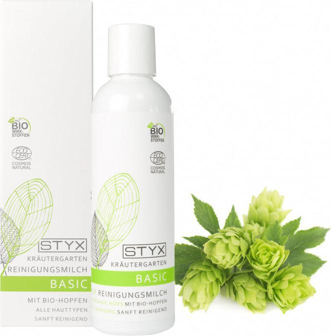 Immagine prodotto Styx Krautergarten Basic Cleansing Milk with Organic Hops 200ml (Lozione detergente, 200 ml)