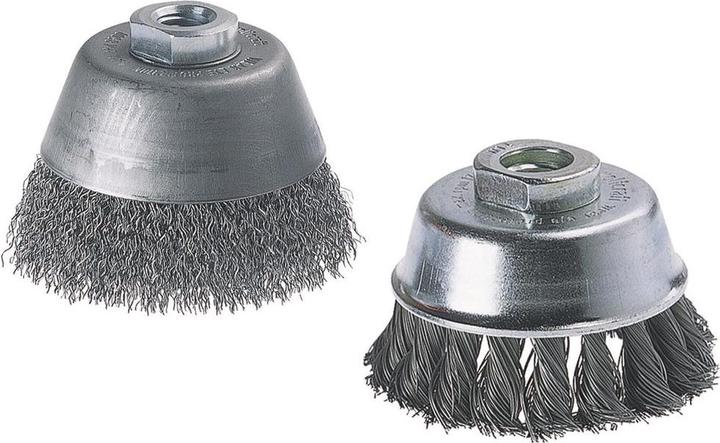 Actual product image wolfcraft wolfcraft 1 steel wire cup brush WS M14 ø100mm (P100)