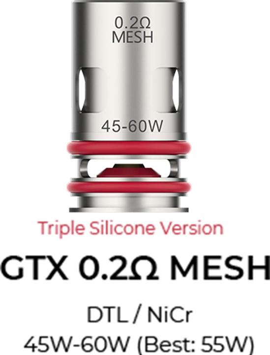 Vaporesso GTX Mesh Coil 0.2Ohm 45-60W Luxe XR (5 x)