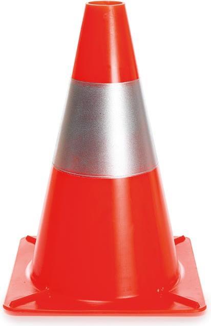 Immagine prodotto Perel Cono riflettente rosso/argento - 30 cm