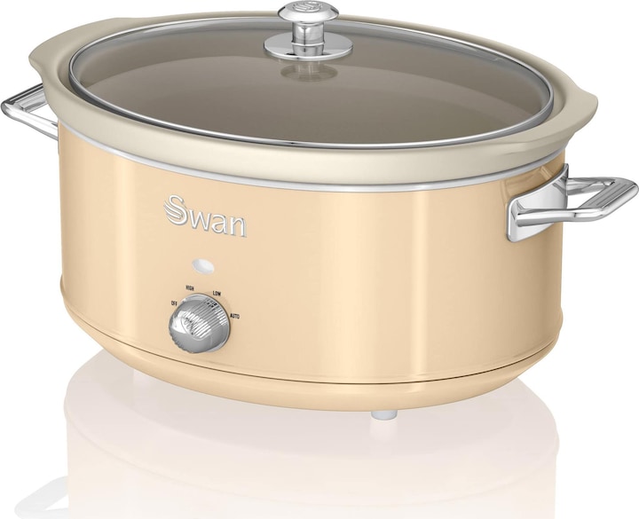 Produktbild Swan Retro Slow Cooker 6,5L Creme