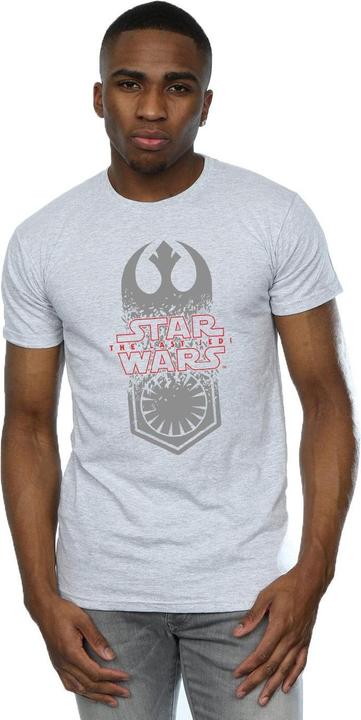 Actual product image Star Wars Mens The Last Jedi Symbol Crash T-Shirt (M)