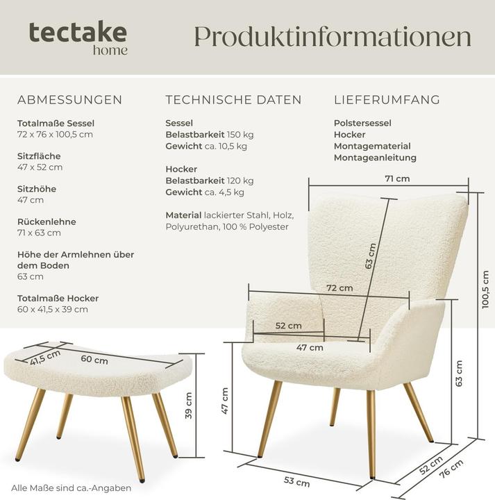 Produktbild tectake Hygge