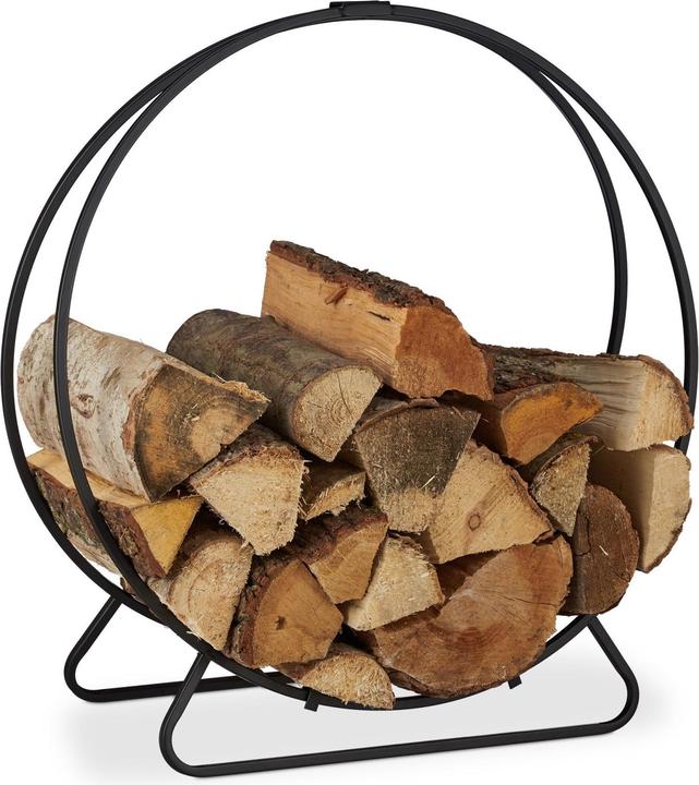 Relaxdays Range-bûches rond