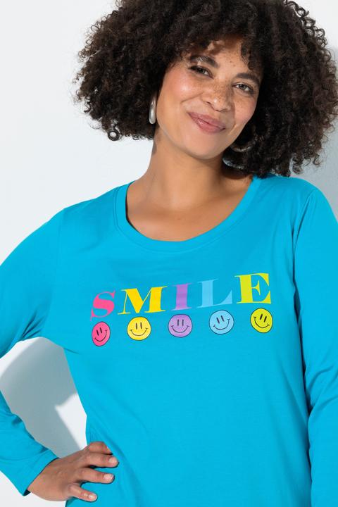 Image du produit Angel of Style T-shirt motif SMILE, coupe confortable (50)