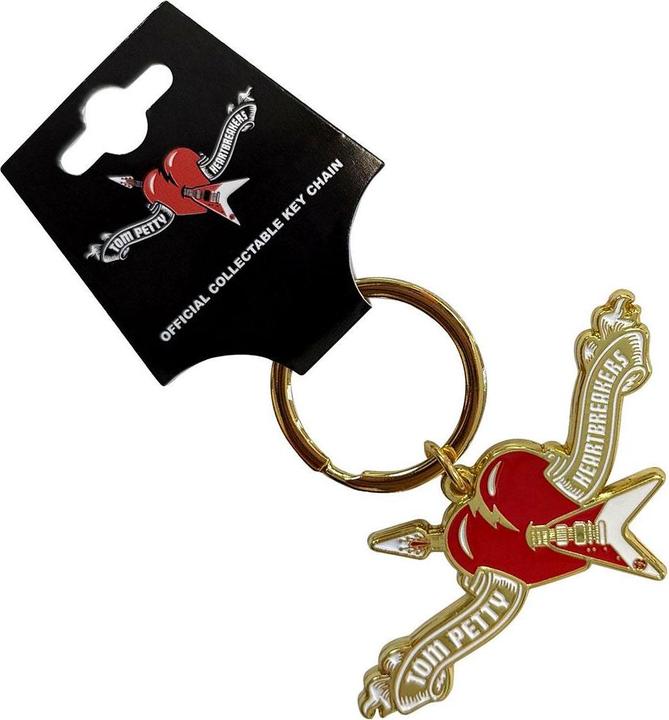 Actual product image Tom Petty & The Heartbreakers Heart Logo Keyring