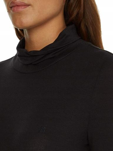 Immagine prodotto Tommy Hilfiger Maglia a collo alto da donna, maglia a collo alto sottile in morbido Tencel (M)