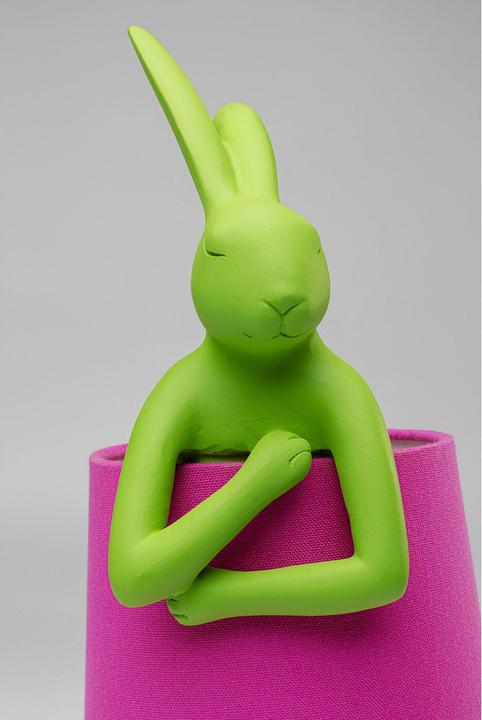 Image du produit Kare Design Lampe de table Animal Rabbit Vert/rose 50cm (E14)