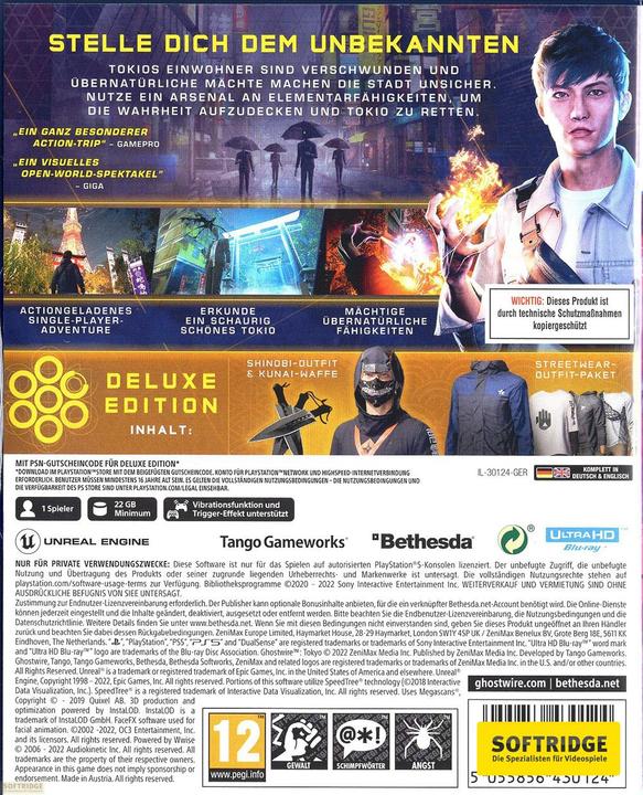 Image du produit Bethesda Ghostwire : Tokyo - Édition de luxe (PS5, DE)