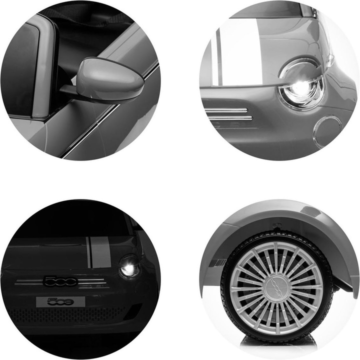 Produktbild Chipolino Kinder Elektroauto Fiat 500 (12 V)