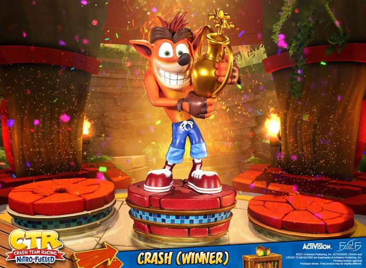 Actual product image Magni First4Figures - Crash Team Racing Nitro-Fueled (Crash Winner) RESIN /Figure