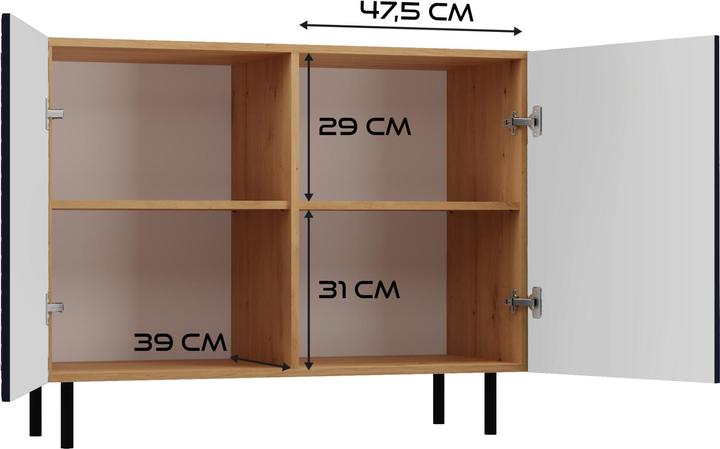 Image du produit Topeshop Kama 2k Art/G Kpl (100 x 40 x 78 cm)