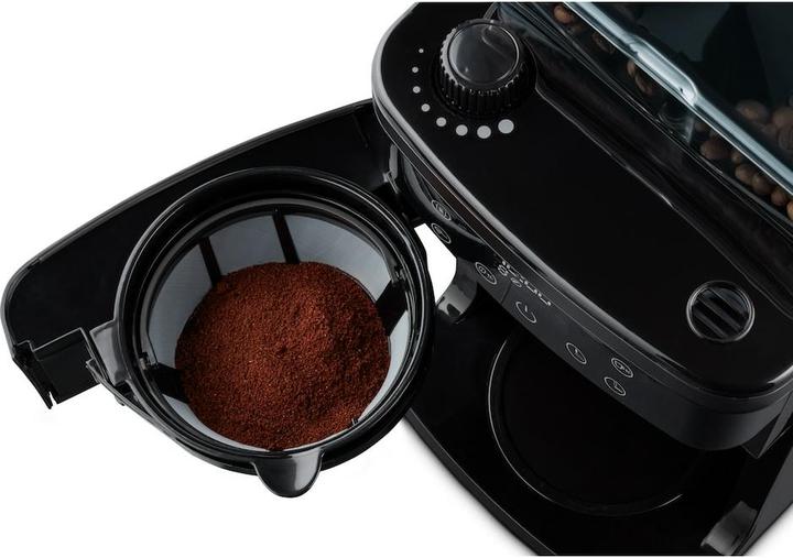 Produktbild Medion MD 19911 Kaffeemaschine mit Mahlwerk schwarz