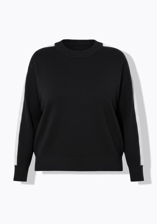 Produktbild Studio Untold Pullover, oversized, Ärmelstreifen, Ballon-Langarm (58)