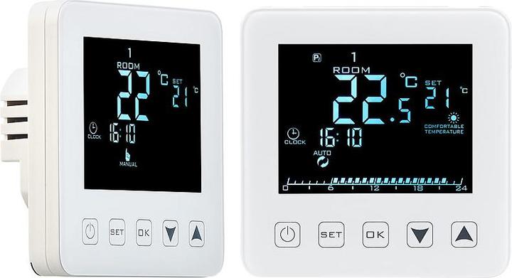 Image du produit Revolt Set de 2 thermostats muraux pour chauffage au sol