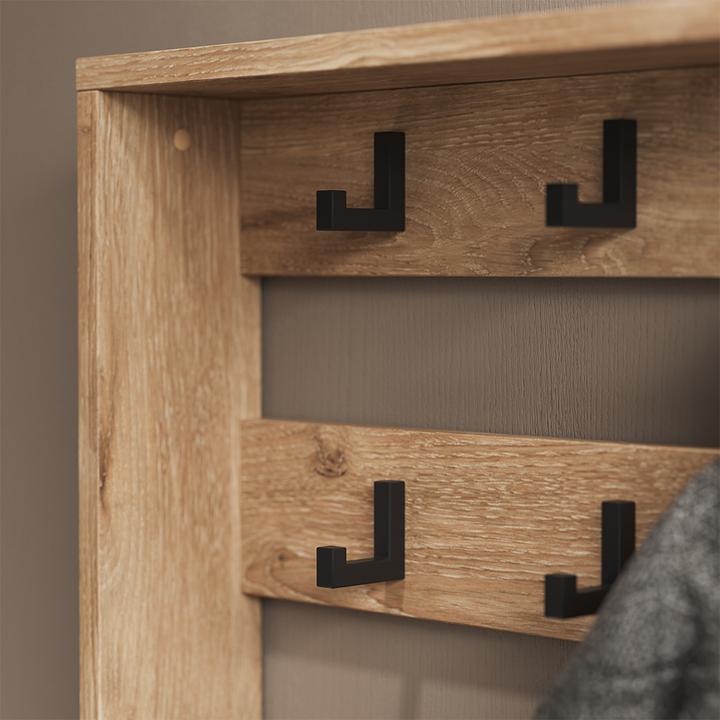 Actual product image Vicco Wall coat rack Eliza, Viking Oak, 60 x 85 cm