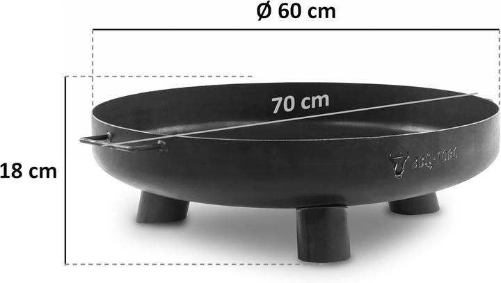Produktbild BBQ-Toro Feuerschale (60 cm)