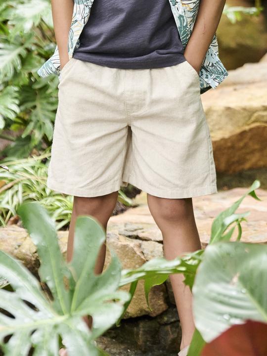 Image du produit Vertbaudet Jungen Shorts, Leinen-Mix (98)