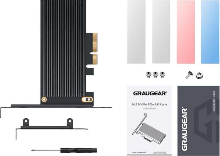 Actual product image Graugear PCI Card M.2 PCIe 4.0 Card for M.2 NVMe SSD (M.2)