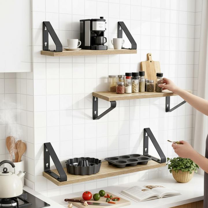 Produktbild Relaxdays Wandregal-Set (40 x 12 x 11 cm)