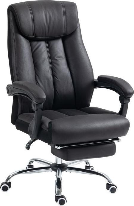 Image du produit Swisshandel24 Siège de bureau avec repose-pieds, inclinaison de 145°, noir (46 - 54 cm)