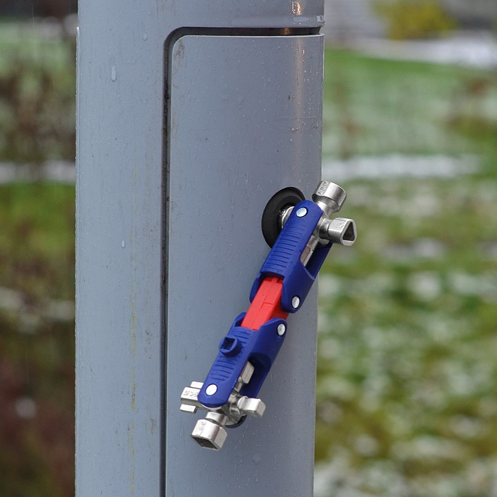 Productafbeelding Knipex Schakelkast sleutel JointKey Quadro (10 mm, 5 mm)