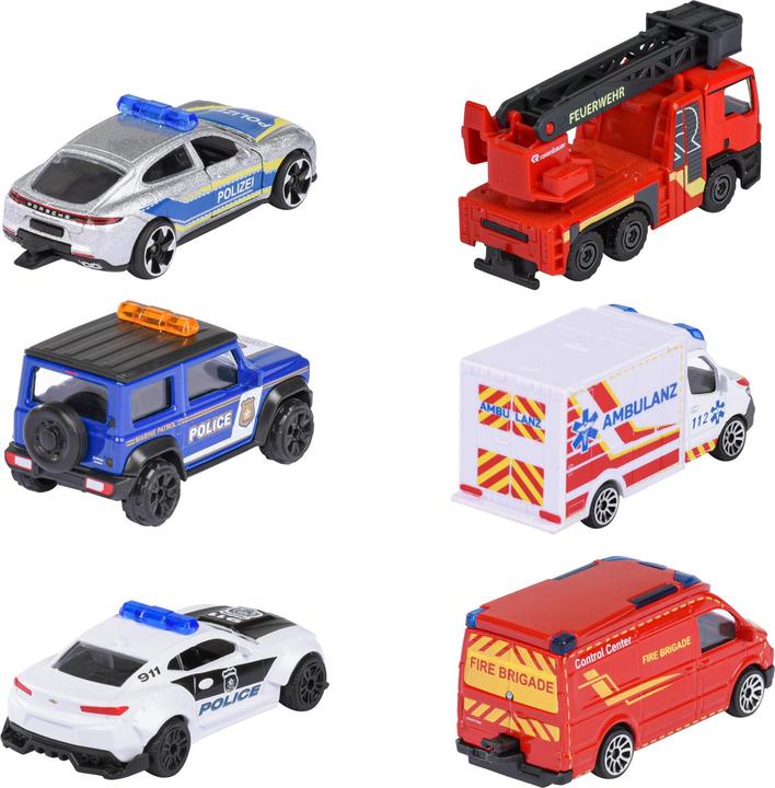 Majorette Rescue Premium Cars, 6-sort.