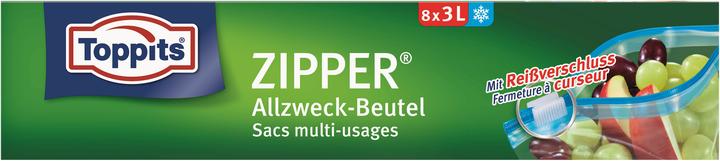 Produktbild Toppits Zipper 8 x 3L (8 x)