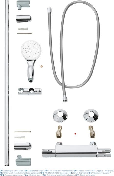 Immagine prodotto Grohe Miscelatore termostatico per doccia GROHTHERM 800 1/2" m set doccia chr