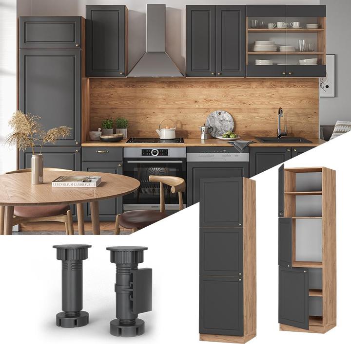 Produktbild Vicco Herdumbauschrank Fame-Line (60 x 58 x 206.80 cm)
