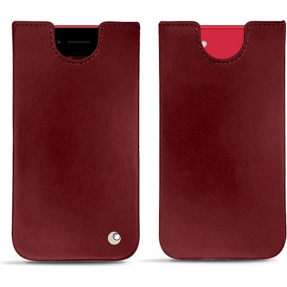 Noreve Lederschutzhülle (Apple iPhone SE (2nd Gen), Apple iPhone SE (3rd Gen)), Smartphone Hülle, Rot
