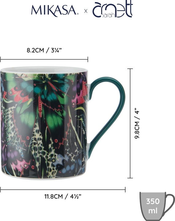 Produktbild Mikasa Mk Sarah Arnett Butterfly Mug (350 ml, 1 x)