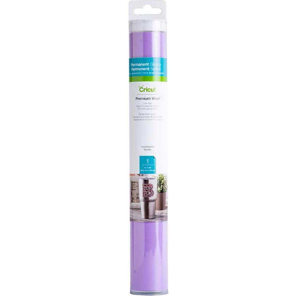 Cricut, Bastelpapier, Vinylfolie Premium Huckleberry 30.5 x 122 cm, Lila (1 x)