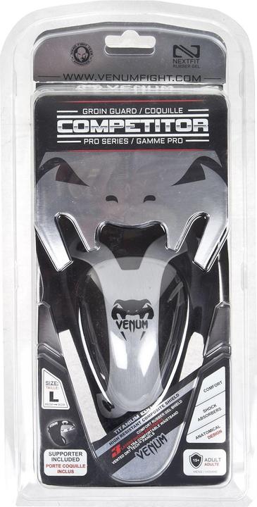 Actual product image Venum Competitor Groinguard Support Silver Series (L)