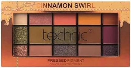 Actual product image Technic Pressed Pigment Eyeshadow Palette Cinnamon Swirl (Cinnamon Swirl)