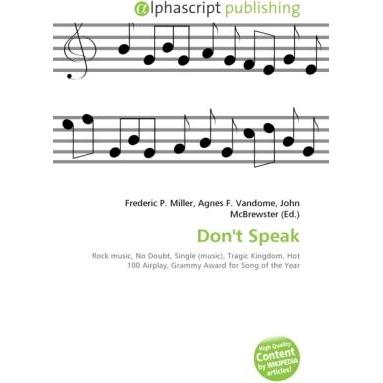 Don't Speak, Fachbücher