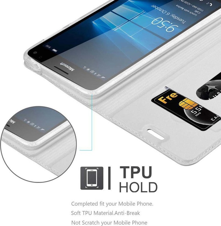 Actual product image Cadorabo Book Classy Style Cover (Microsoft Lumia 950 XL)