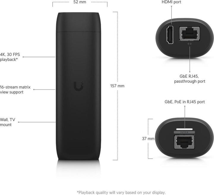 Immagine prodotto Ubiquiti Decoder UniFi Proteggere ViewPort PoE