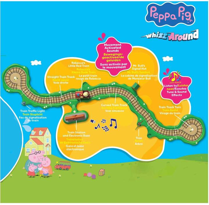 Image du produit Gear2play Peppa Whizz Around Clickety Clack Zuggarnitur