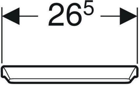 Image du produit Geberit Couvercle d'urinoir PAREO