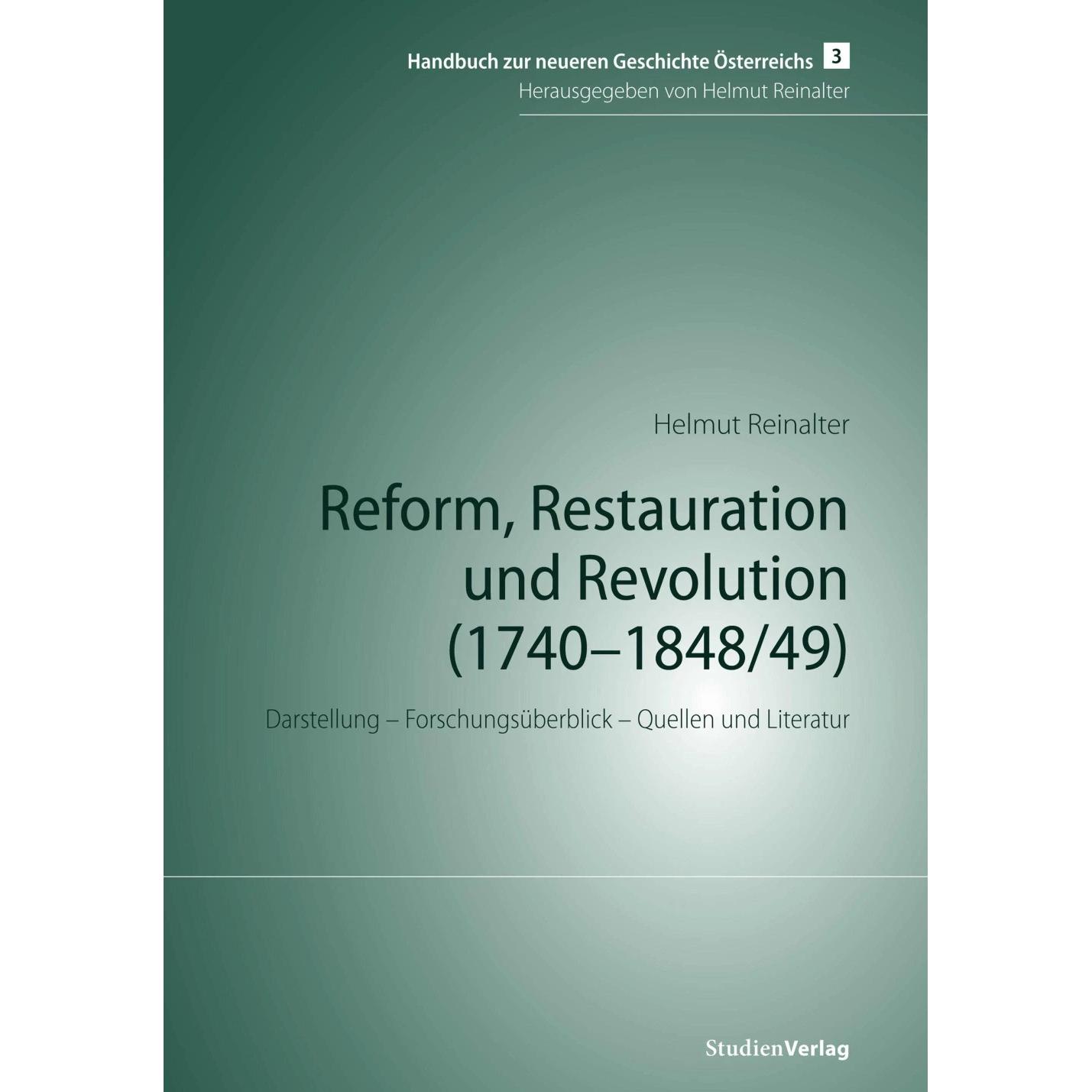 Helmut Reinalter, Fachbücher von Helmut Reinalter