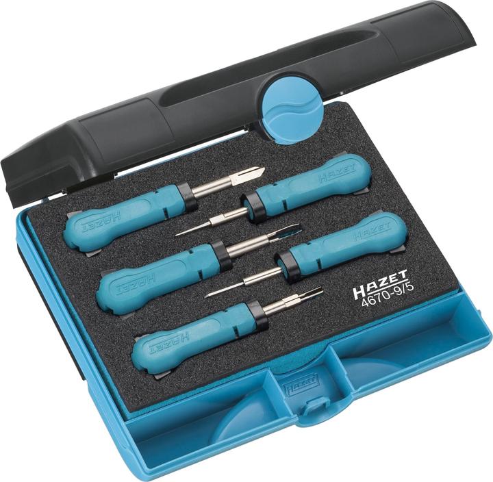 Image du produit HAZET Assortiment de déconnecteurs de câbles 4670-9/5 ∙ Nombre d'outils : 5