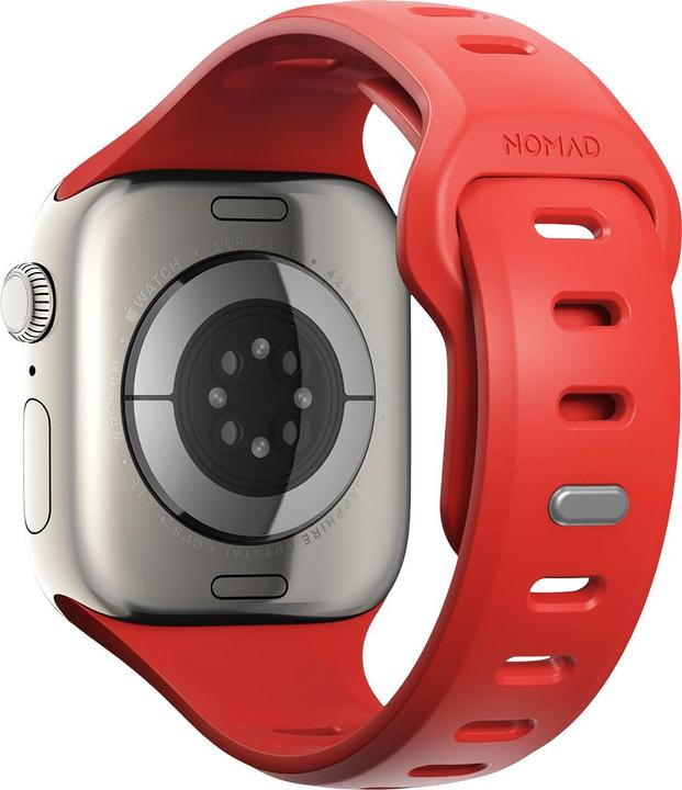 Actual product image Nomad Tempo Band 42mm Coral (Plastic, Rubber)