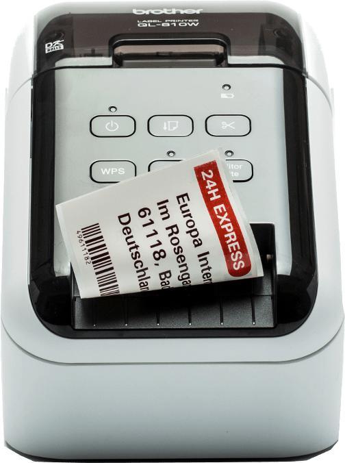 Actual product image Brother QL-810WC (300 dpi)