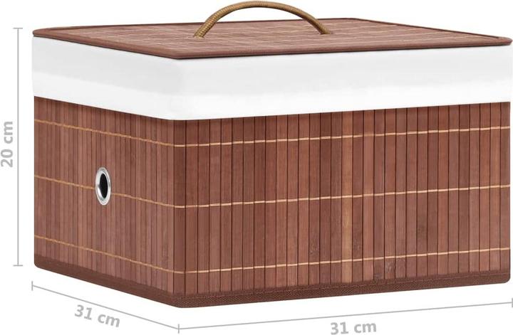 Actual product image vidaXL Aufbewahrungsbox (31 cm, 4x)