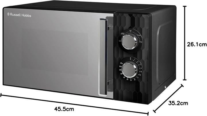 Actual product image Russell Hobbs Manual Microwave with 5 Power Levels, Defrost Function, and Integrated Timer (17 l)