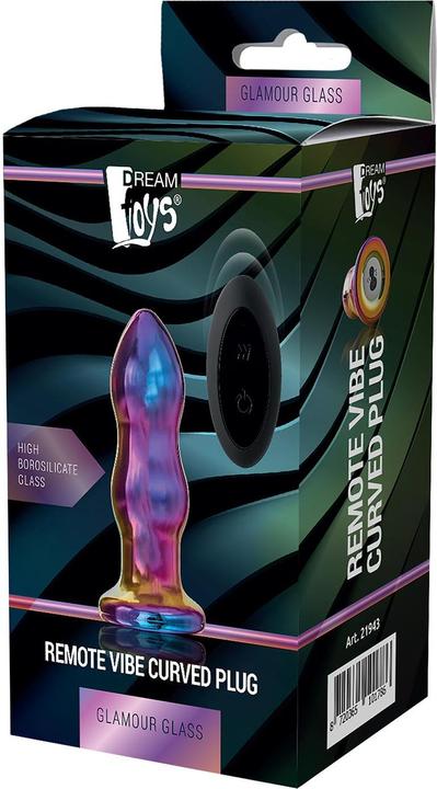 Actual product image Dreamtoys Dream Toys Glamour Glass Vibrators Multicoloured One Size