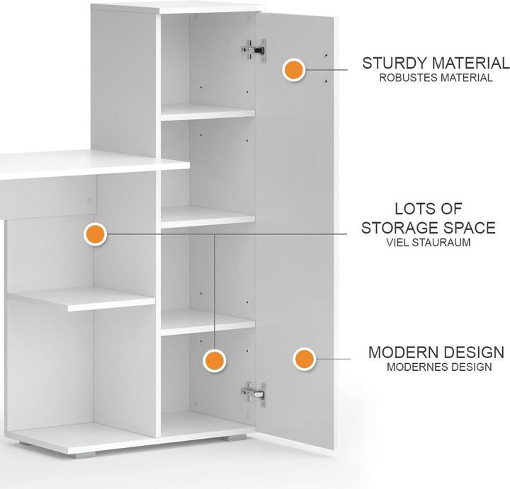 Image du produit Vicco Ritz (141.20 x 45.20 x 113.20 cm)