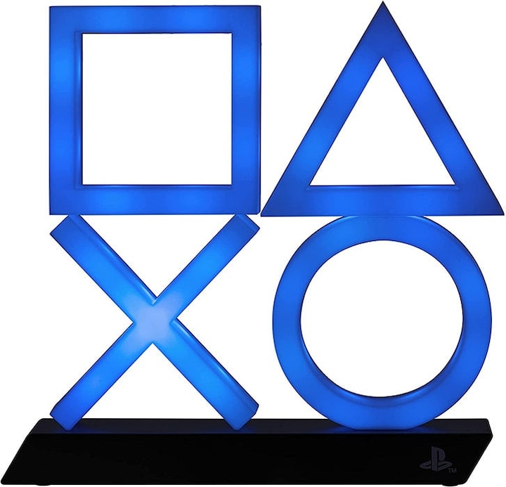 PlayStation Icons XL Lampe (Blau) (PS5)